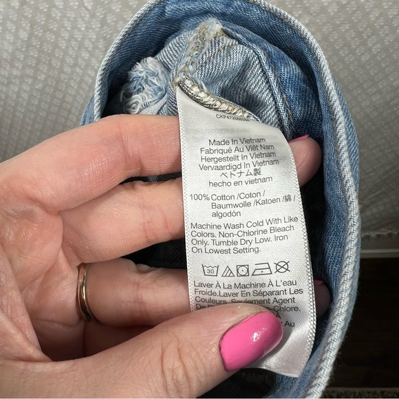 Madewell Light Wash Pleated Denim Mini Skirt - Picture 5 of 6